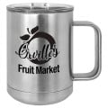 15 oz Polar Camel® Stainless Steel Insulated Coffee Mug