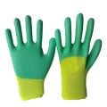 Rubber Coated Knit Nylon Working Gloves