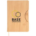 5.8x8.3 Maui Faux Bamboo Notebook with Phone Holder