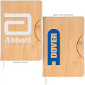 5.8x8.3 Maui Faux Bamboo Notebook with Phone Holder