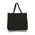 12 Oz. Cotton Canvas Jumbo Tote Bag With Long Handles