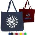 12 Oz. Cotton Canvas Jumbo Tote Bag With Long Handles