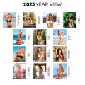 Triumph® Calendars Press-N-Stick Full-Color Header Sunshi...