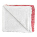 Sherpa-Backed Heathered Blanket