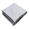 Sherpa-Backed Heathered Blanket