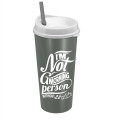 The Roadmaster - 20 oz. Travel Tumbler w. Sip Lid & Straw