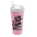 The Roadmaster - 20 oz. Travel Tumbler w. Sip Lid & Straw