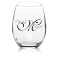 9 oz. Stemless Etched Wine Glasses