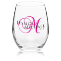 9 oz. Stemless Etched Wine Glasses