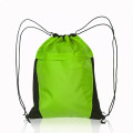 Mesh Accent Drawstring Backpacks