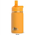 14oz Hydrapeak® Stainless Steel Insulated Straw Water Bottle