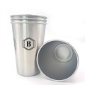 16oz Stainless Steel Tumbler Pint Cups MOQ50pcs