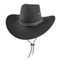 Belt Buckle Strap Felt Wide Brim Cowboy Hat