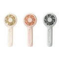 Handheld electric fan comes with charging cable