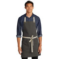 Port Authority® Canvas Full-Length Two-Pocket Apron