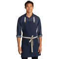 Port Authority® Canvas Full-Length Two-Pocket Apron