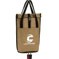 Premium Rolling Chill 2 Bottles Cooler Tote Bag 8"x 14"x 4.5