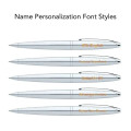 Cross® ATX Pure Chrome Ballpoint Pen, Laser Engraved