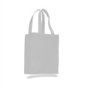 12 Oz. Cotton Canvas Gusset Shopping Tote Bag