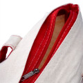 12 Oz. Cotton Canvas Zipper Shopping Tote Bag