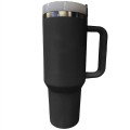 40 oz Vacuum Insulated Tumbler Copper Lined w/ Lid & Handle