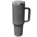 40 oz Vacuum Insulated Tumbler Copper Lined w/ Lid & Handle