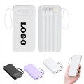 20,000 mAh Portable Power Bank Comes With Four Wires
