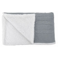 Cable Knit Sherpa Blanket