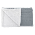 Cable Knit Sherpa Blanket