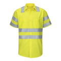 Red Kap Men's Tall Enhanced & Hi-Visibility Work Shirt