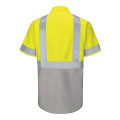 Red Kap Men's Tall Enhanced & Hi-Visibility Work Shirt