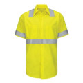 Red Kap Men's Tall Enhanced & Hi-Visibility Work Shirt