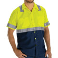 Red Kap Men's Tall Enhanced & Hi-Visibility Work Shirt
