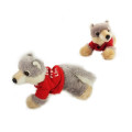8" Woolsey Wolf with t-shirt and one color imprint