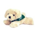 8" Bailie Golden Retriever with bandana & one color imprint