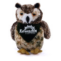 8" Osmond Owl with bandana and one color imprint