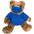 8"   Royal Blue Scrub Bear