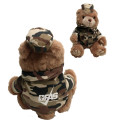 8" Marine-Desert Camo Bear with one color imprint