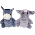 7" Donkey/Elephant Reversible Puppet