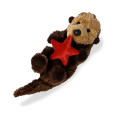 8" Sea Otter with Starfish