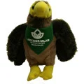 7" Hawk Stuffed Animal with Bandana and One Color Imprint