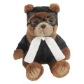 12" Brown Aviator Bear
