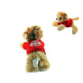 8" Lionel Lion with t-shirt and one color imprint