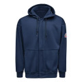 Bulwark Men's Full-Zip Fleece Hooded Sweatshirt