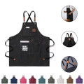 Unisex Canvans Apron W/Pocket Adjustable Strap MOQ 10