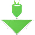 Polyeser Triangle Washable Solid Pet Bandana