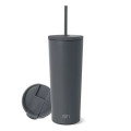 24 oz Simple Modern® Stainless Steel Insulated Straw Tumbler