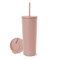 24 oz Simple Modern® Stainless Steel Insulated Straw Tumbler