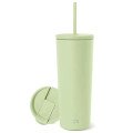 24 oz Simple Modern® Stainless Steel Insulated Straw Tumbler
