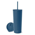 24 oz Simple Modern® Stainless Steel Insulated Straw Tumbler
